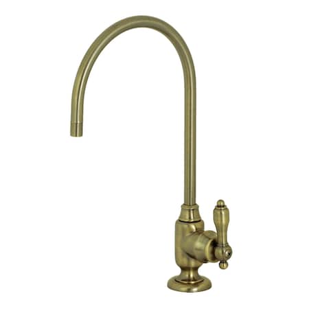 KS5193TAL Tudor Single-Handle Water Filtration Faucet, Antique Brass